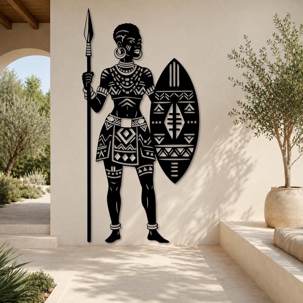 Art Mural Metalik – Luftëtarja Afrikane – punim artizanal çeliku nga AR-TI Atelier – foto 9