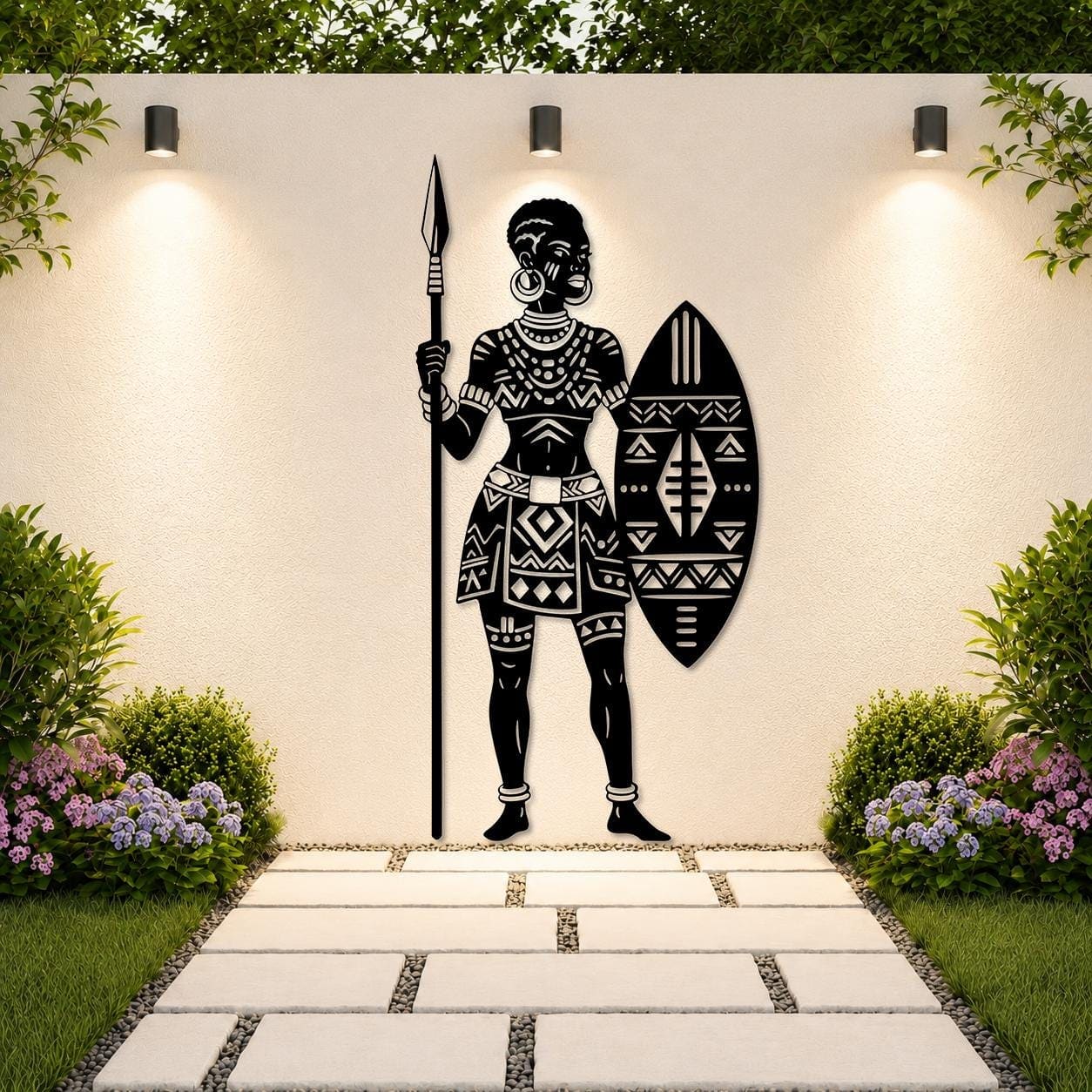 Art Mural Metalik – Luftëtarja Afrikane – punim artizanal çeliku nga AR-TI Atelier – foto 10