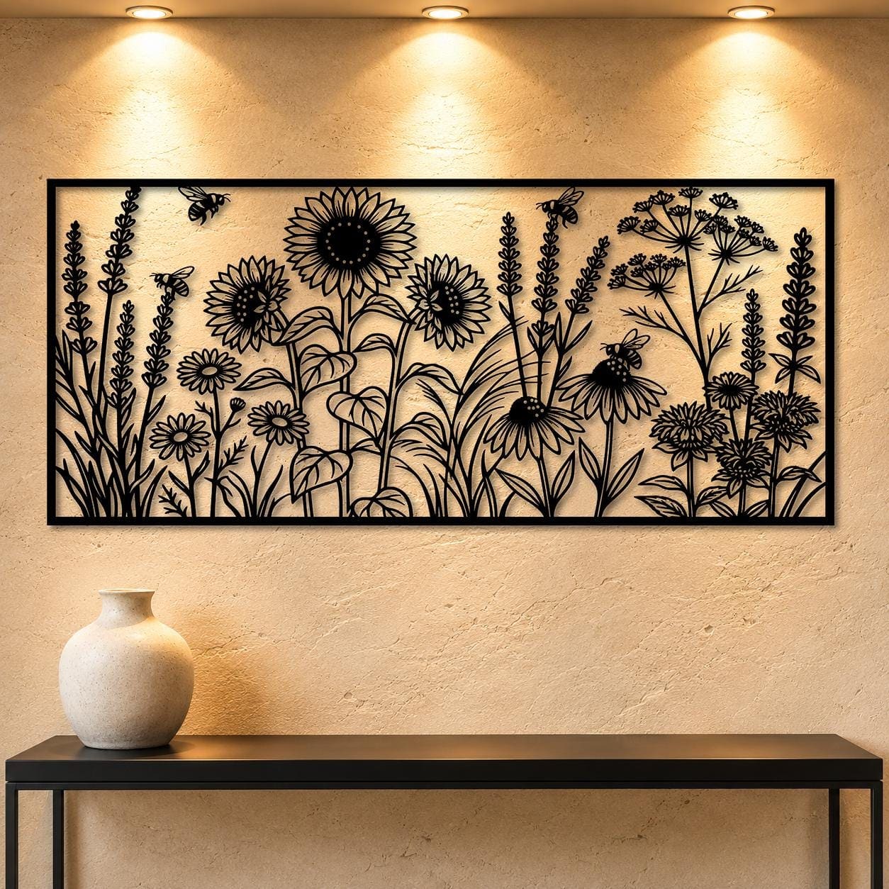 Art Mural Metalik – Lulet e Egra – punim artizanal çeliku nga AR-TI Atelier – foto 4