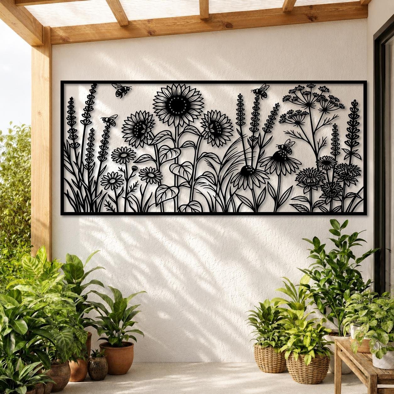 Art Mural Metalik – Lulet e Egra – punim artizanal çeliku nga AR-TI Atelier – foto 6