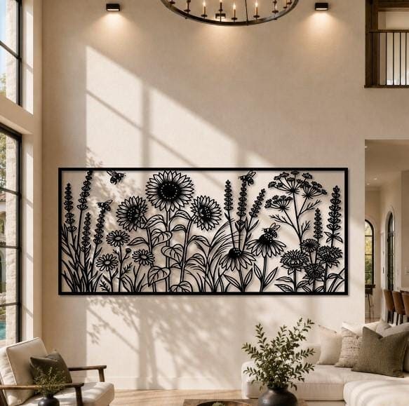 Art Mural Metalik – Lulet e Egra – punim artizanal çeliku nga AR-TI Atelier – foto 7