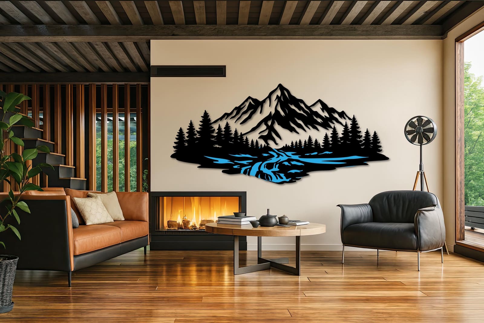 Art Mural Metalik – Lumi Malor – punim artizanal nga AR-TI Atelier