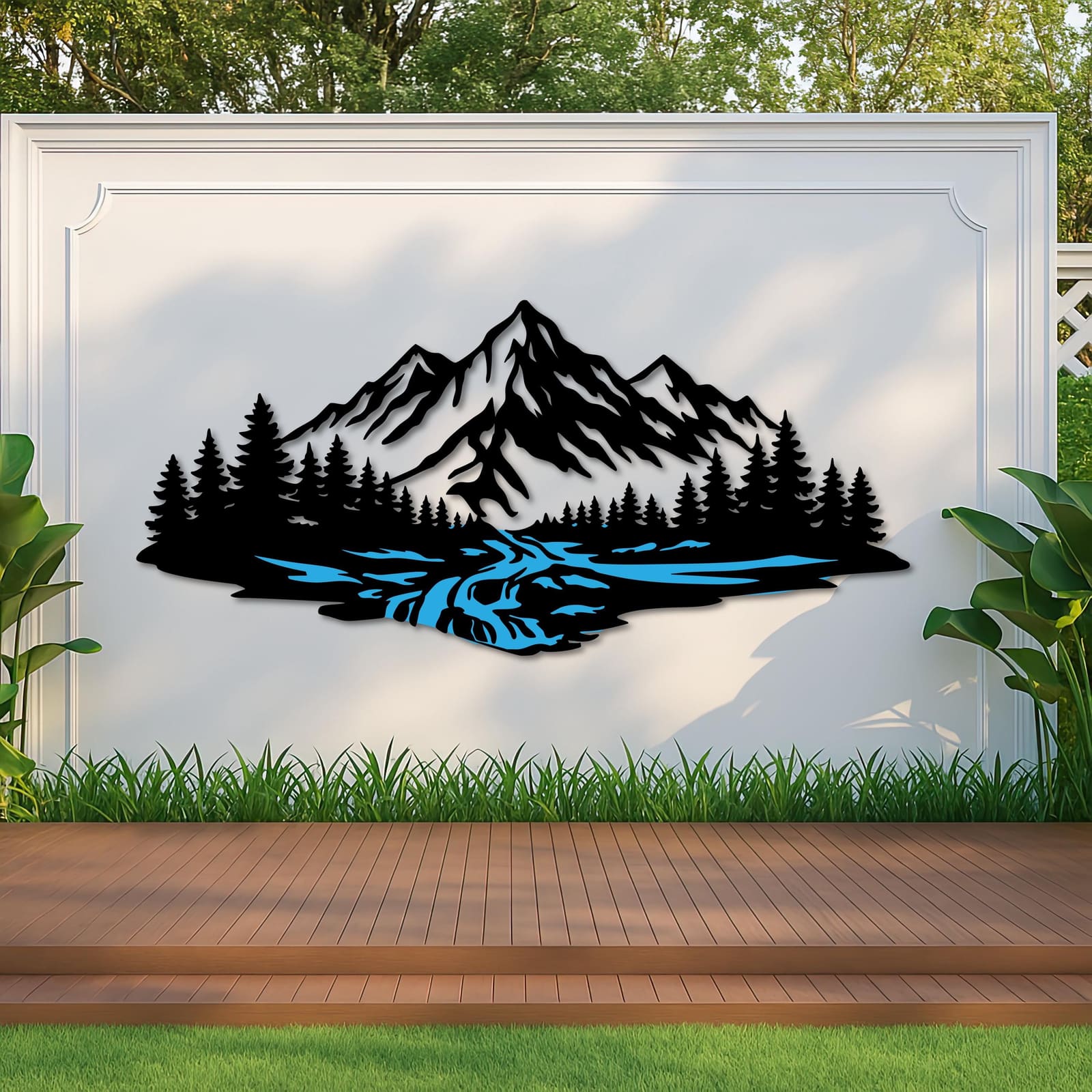 Art Mural Metalik – Lumi Malor – punim artizanal çeliku nga AR-TI Atelier – foto 2