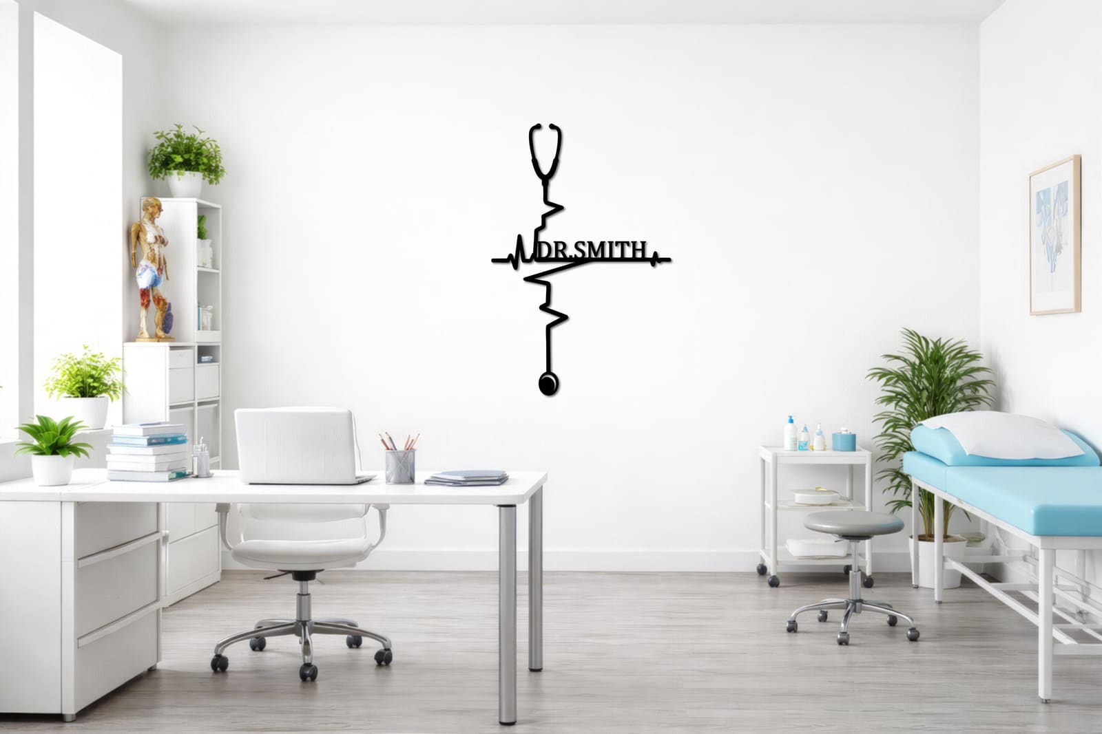 Art Mural Metalik – Mjeku – punim artizanal nga AR-TI Atelier