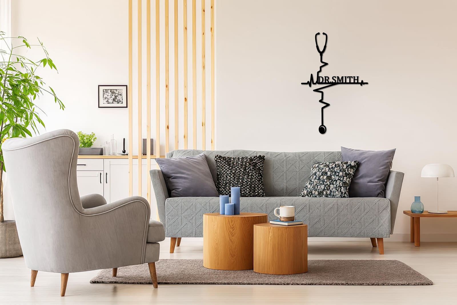 Art Mural Metalik – Mjeku – punim artizanal çeliku nga AR-TI Atelier – foto 8