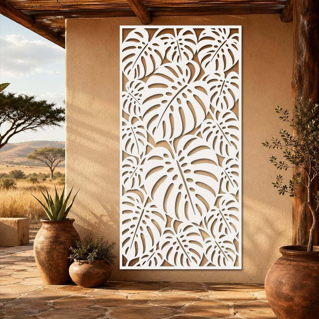Art Mural Metalik – Monstera – punim artizanal çeliku nga AR-TI Atelier – foto 5