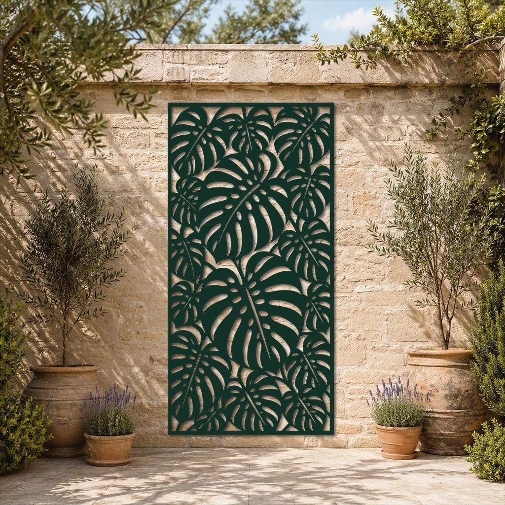 Art Mural Metalik – Monstera – punim artizanal çeliku nga AR-TI Atelier – foto 9