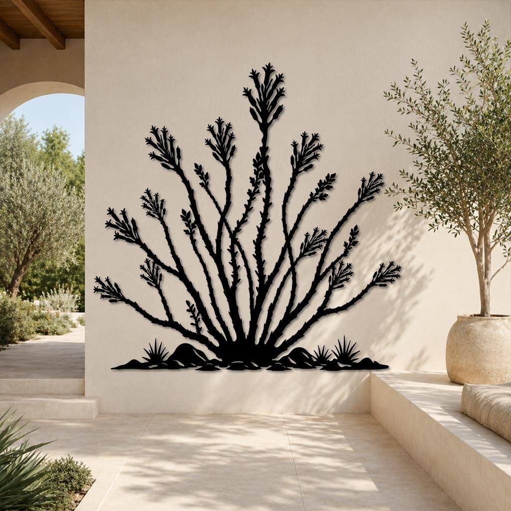 Art Mural Metalik – Ocotillo – punim artizanal çeliku nga AR-TI Atelier – foto 2