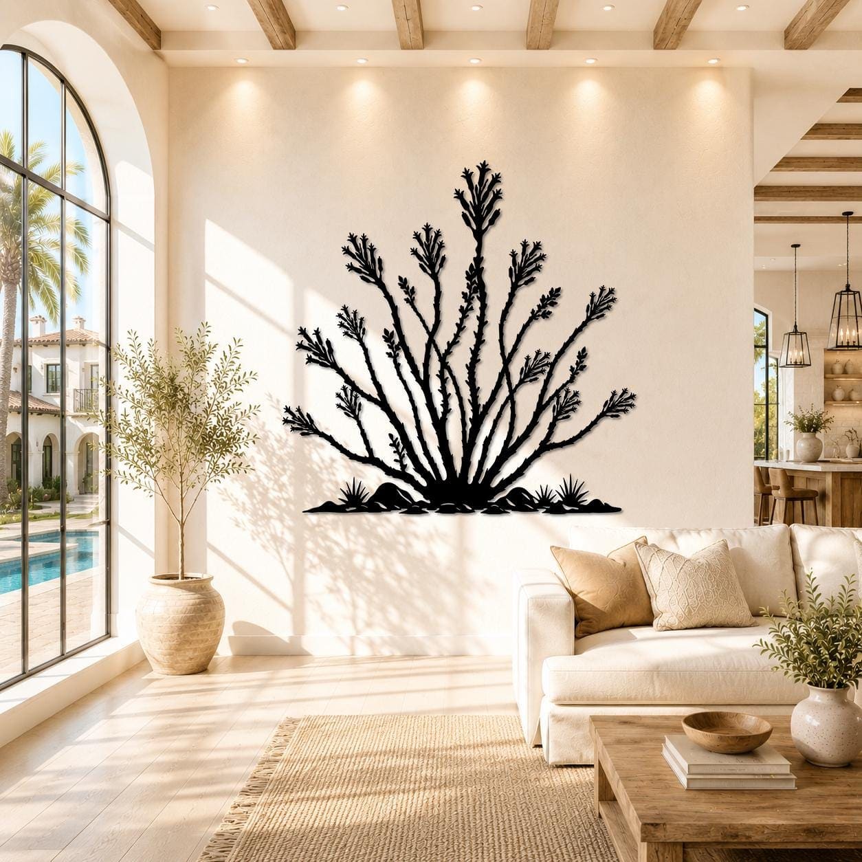 Art Mural Metalik – Ocotillo – punim artizanal çeliku nga AR-TI Atelier – foto 7