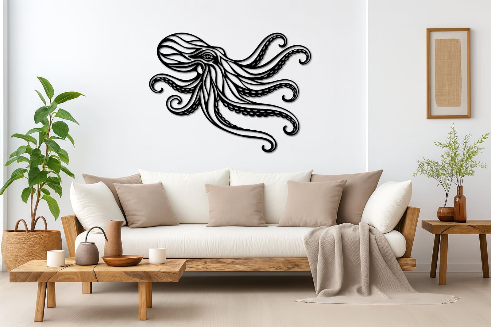 Art Mural Metalik – Oktapodi – punim artizanal çeliku nga AR-TI Atelier – foto 9