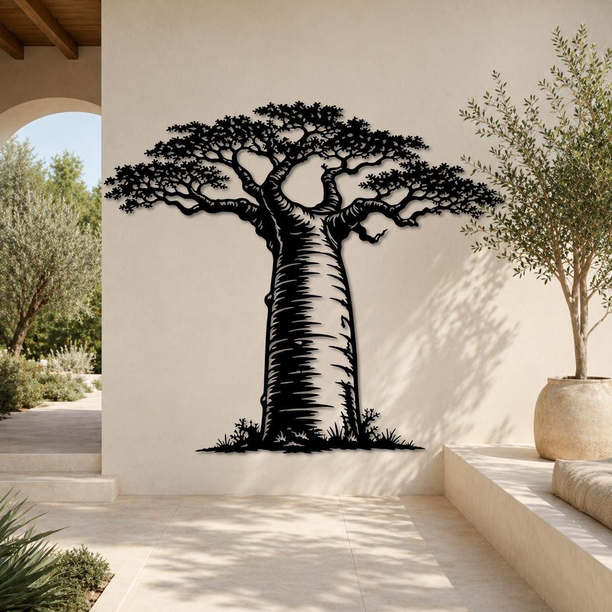 Art Mural Metalik – Pema Baobab – punim artizanal çeliku nga AR-TI Atelier – foto 3