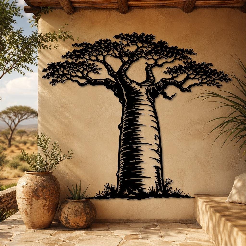 Art Mural Metalik – Pema Baobab – punim artizanal çeliku nga AR-TI Atelier – foto 4