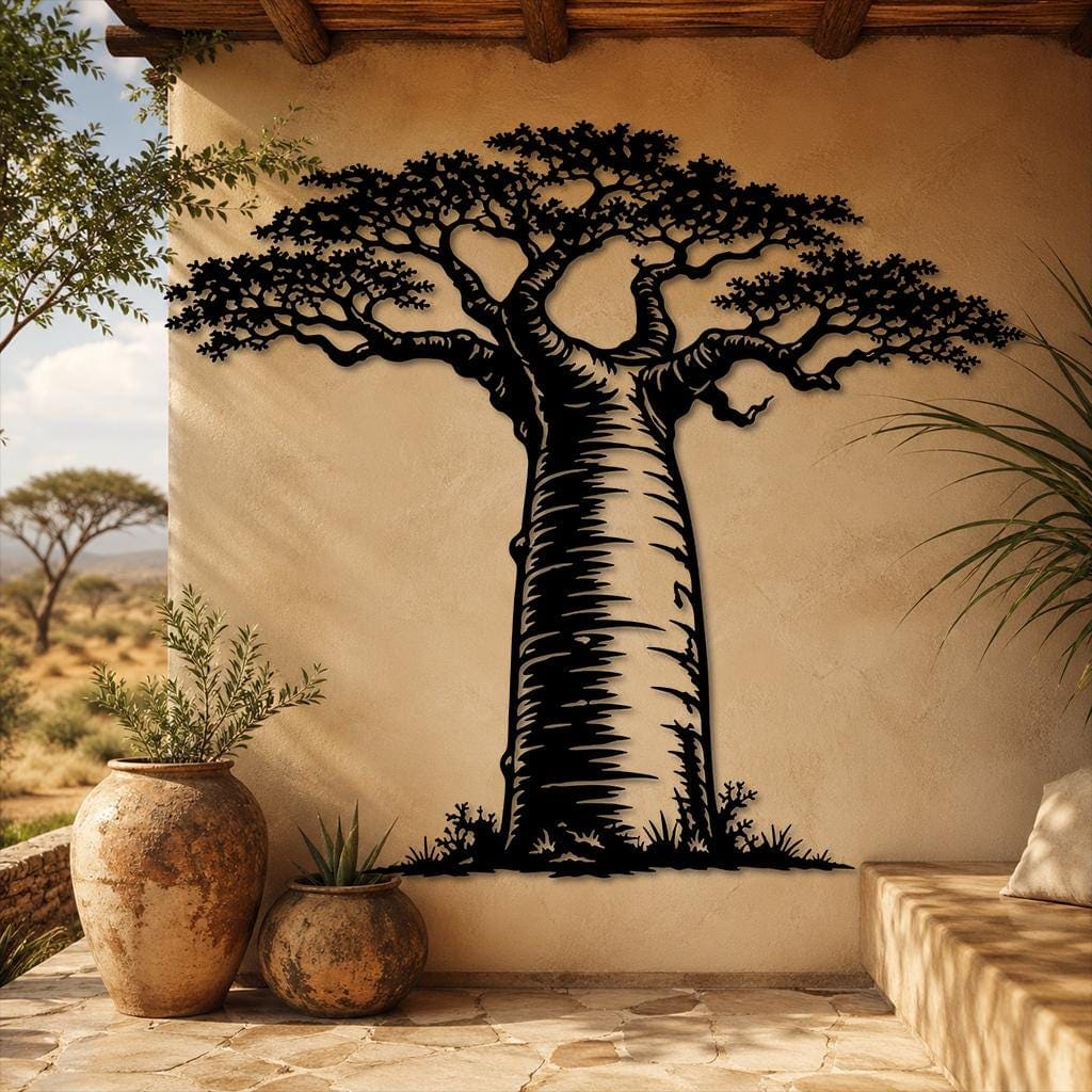 Art Mural Metalik – Pema Baobab – punim artizanal çeliku nga AR-TI Atelier – foto 5
