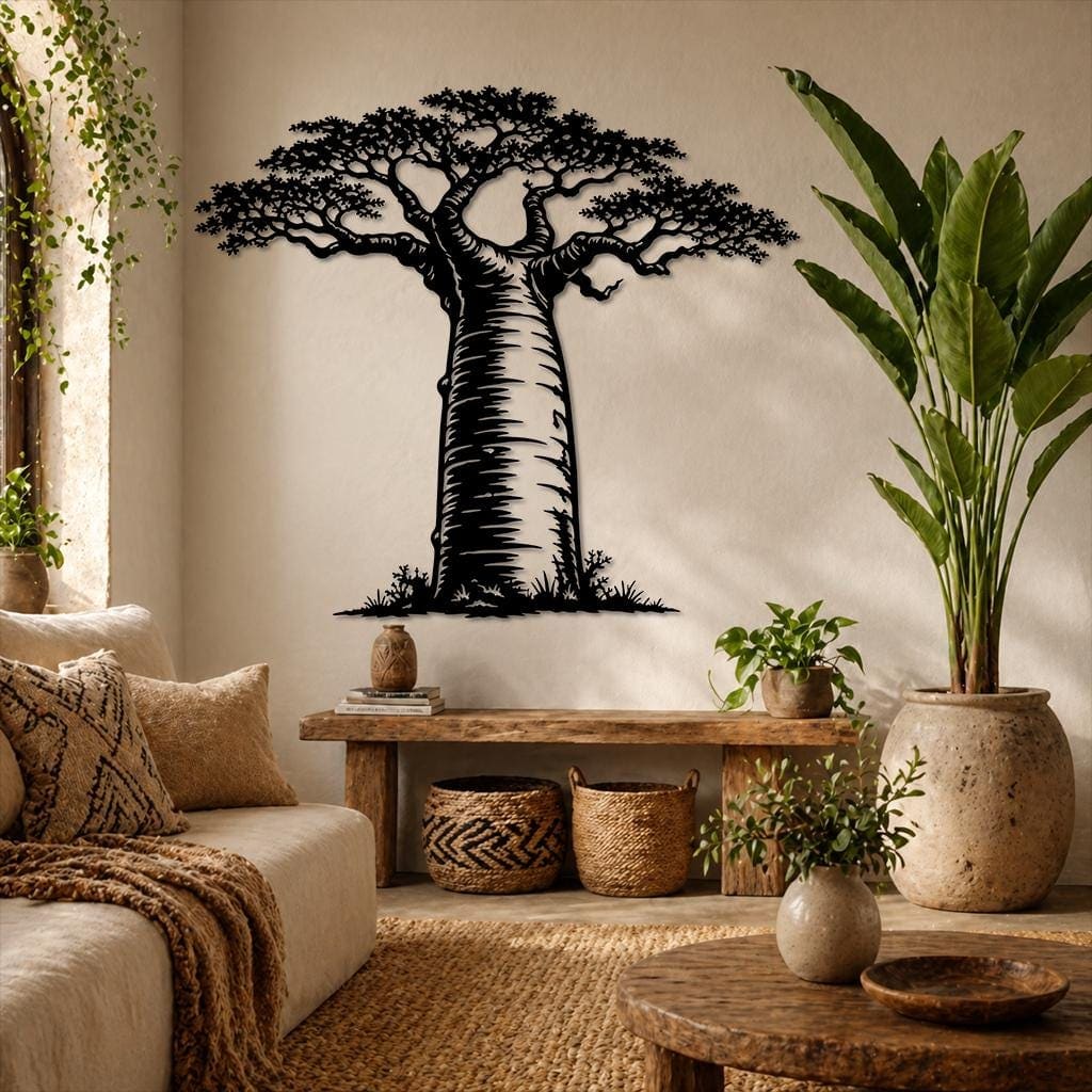 Art Mural Metalik – Pema Baobab – punim artizanal çeliku nga AR-TI Atelier – foto 6