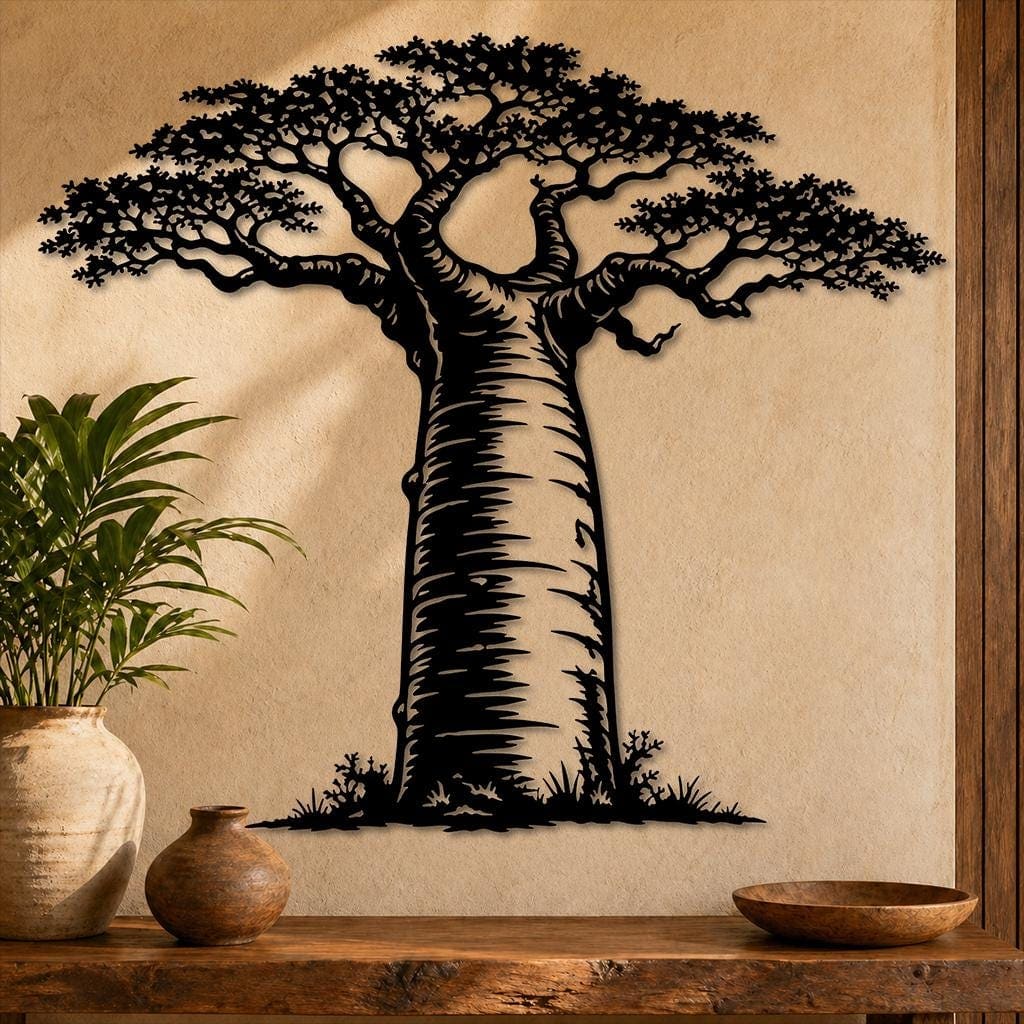 Art Mural Metalik – Pema Baobab – punim artizanal çeliku nga AR-TI Atelier – foto 7