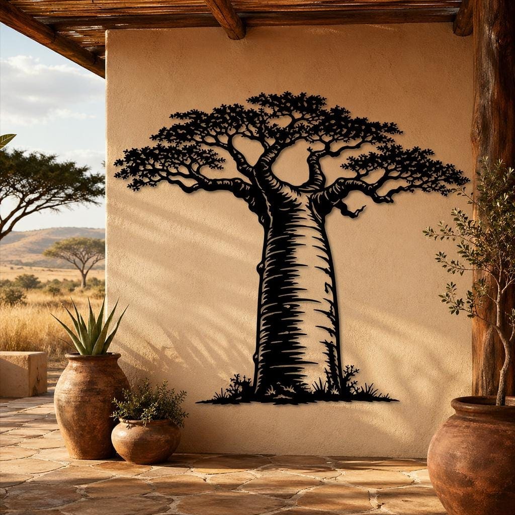 Art Mural Metalik – Pema Baobab – punim artizanal çeliku nga AR-TI Atelier – foto 9