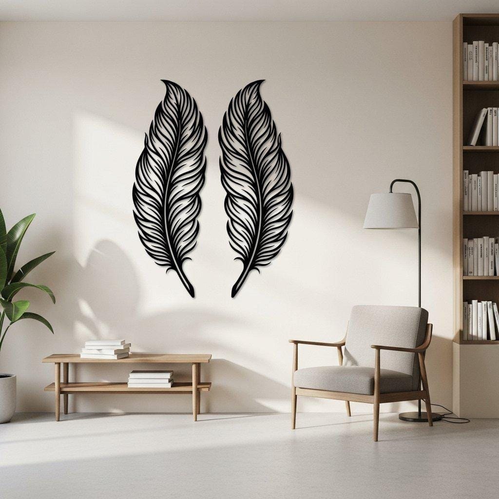 Art Mural Metalik – Pendët (Set 2 Copë) – punim artizanal çeliku nga AR-TI Atelier – foto 8