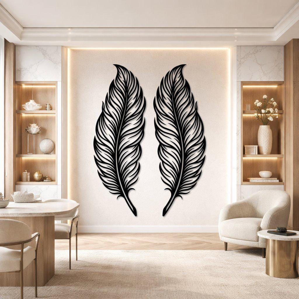 Art Mural Metalik – Pendët (Set 2 Copë) – punim artizanal çeliku nga AR-TI Atelier – foto 10