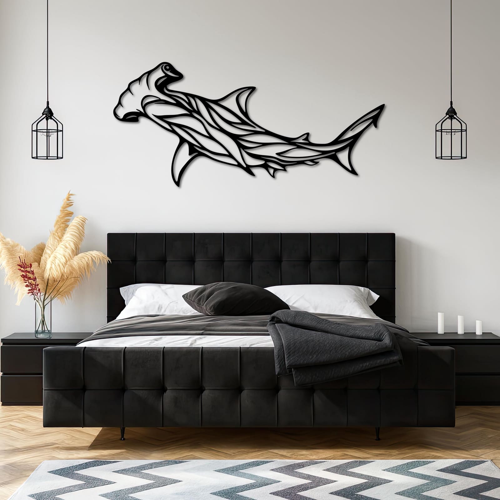 Art Mural Metalik – Peshkaqeni Çekiç – punim artizanal çeliku nga AR-TI Atelier – foto 3