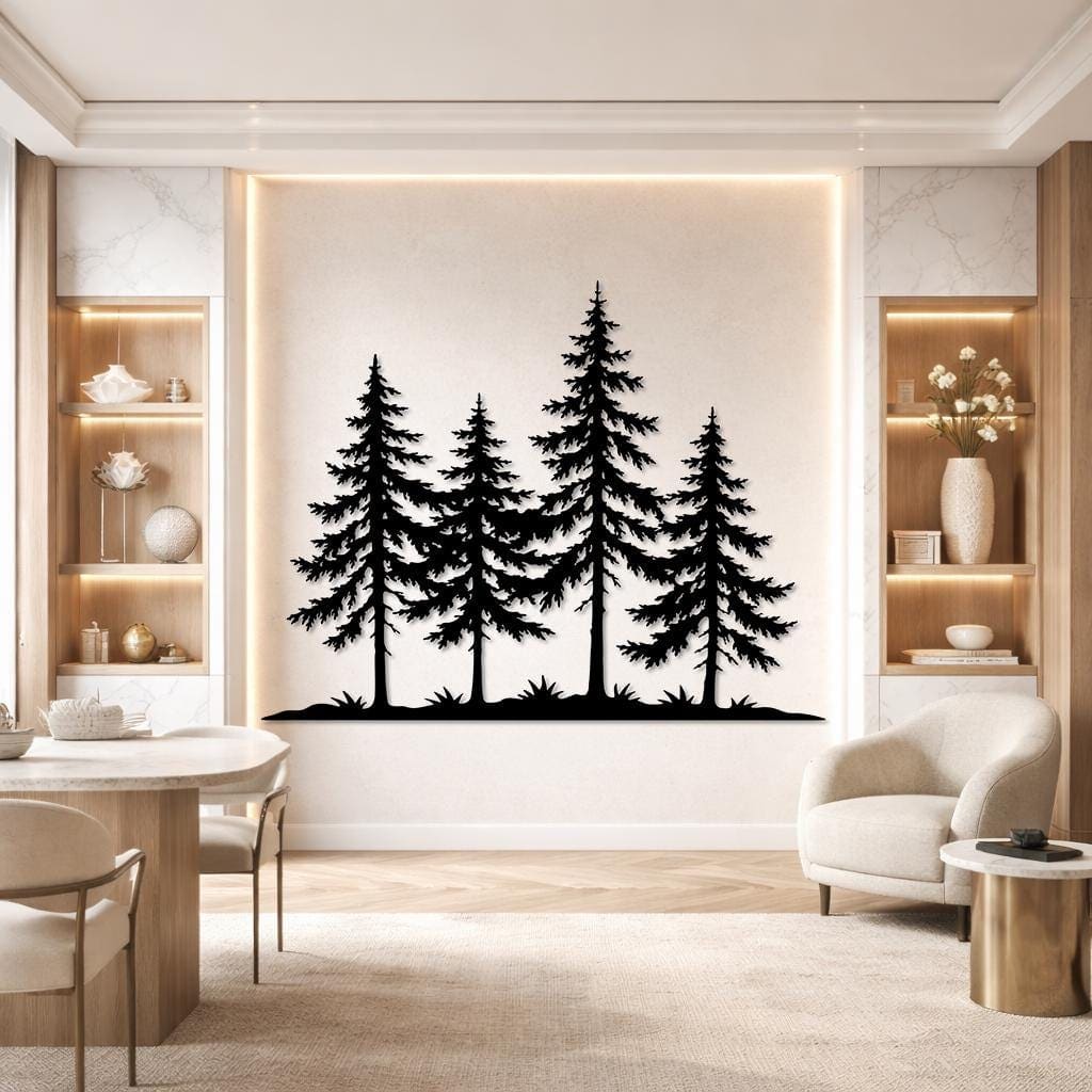 Art Mural Metalik – Pisha · Modeli 2 – punim artizanal çeliku nga AR-TI Atelier – foto 5