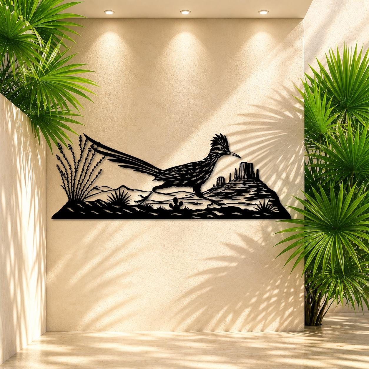 Art Mural Metalik – Roadrunner – punim artizanal çeliku nga AR-TI Atelier – foto 7