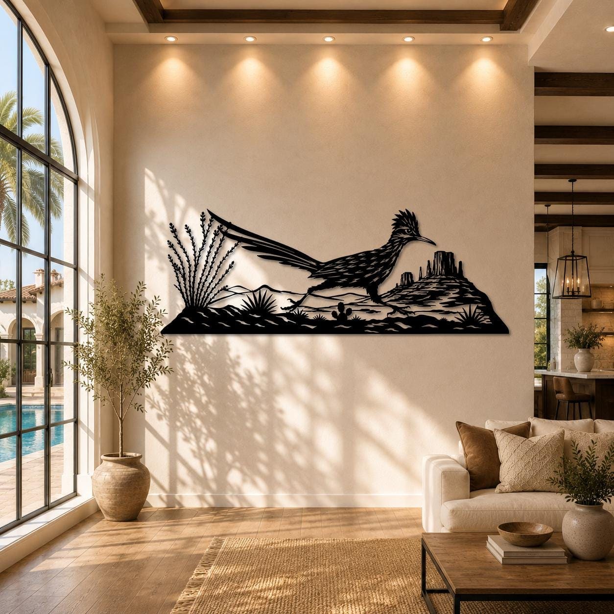 Art Mural Metalik – Roadrunner – punim artizanal çeliku nga AR-TI Atelier – foto 8
