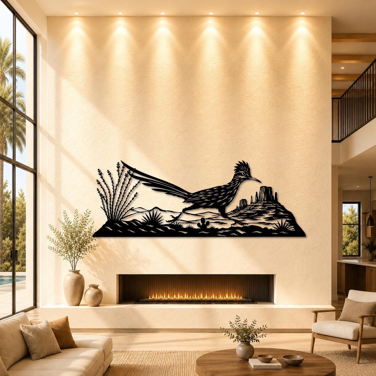 Art Mural Metalik – Roadrunner – punim artizanal çeliku nga AR-TI Atelier – foto 9