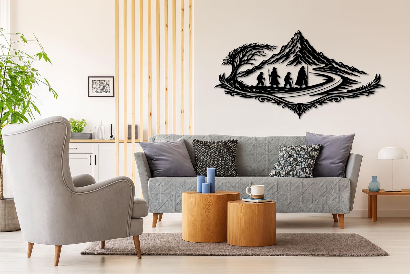 Art Mural Metalik – Udhëtimi Epik – punim artizanal çeliku nga AR-TI Atelier – foto 4