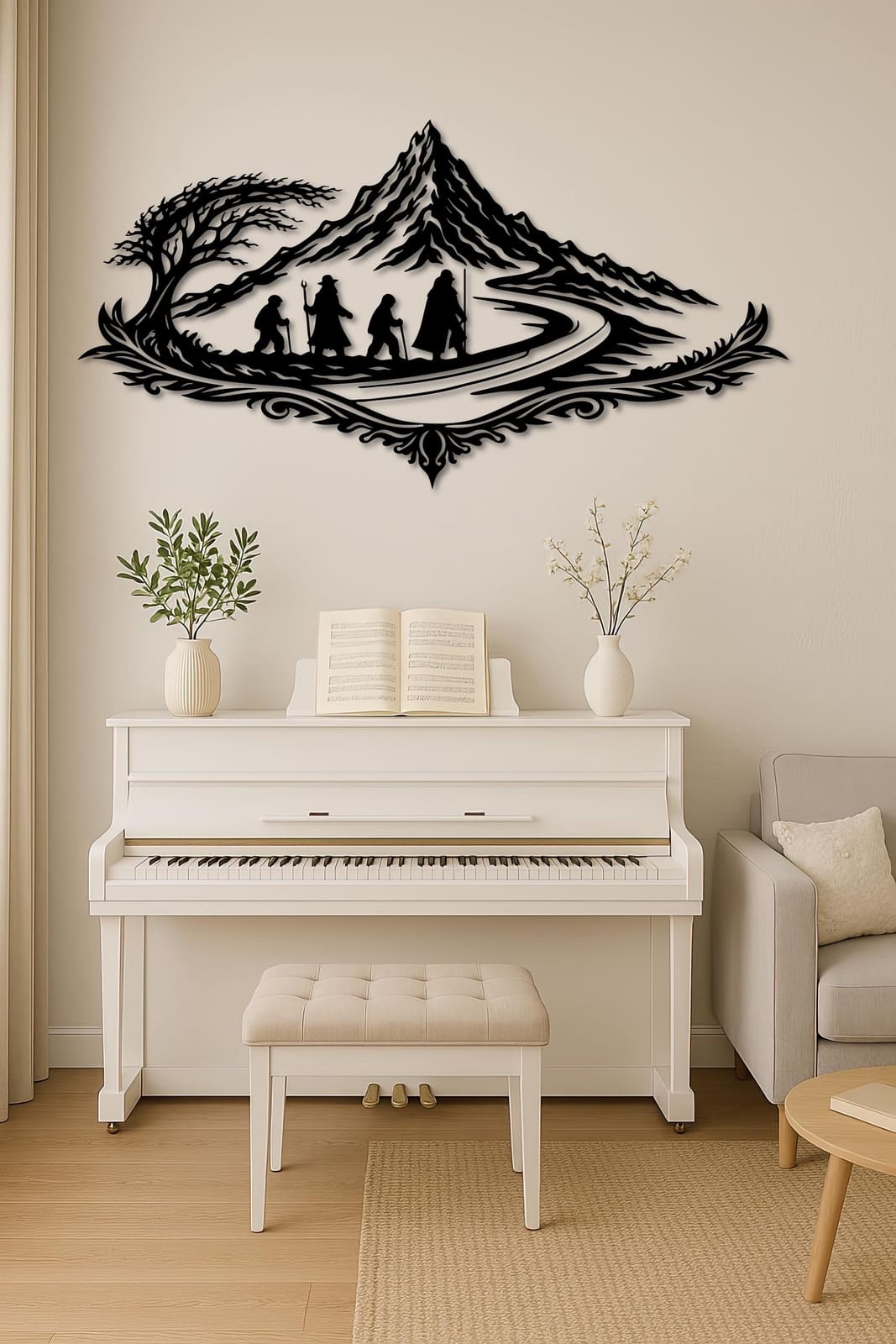 Art Mural Metalik – Udhëtimi Epik – punim artizanal çeliku nga AR-TI Atelier – foto 8