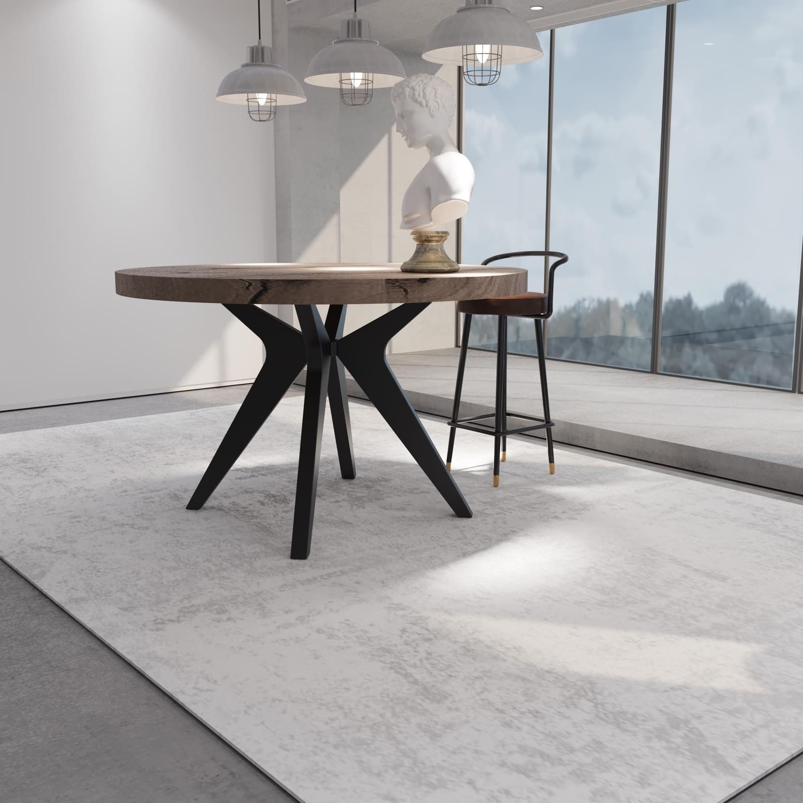 Bazë Counter Spider – punim artizanal çeliku nga AR-TI Atelier – foto 5
