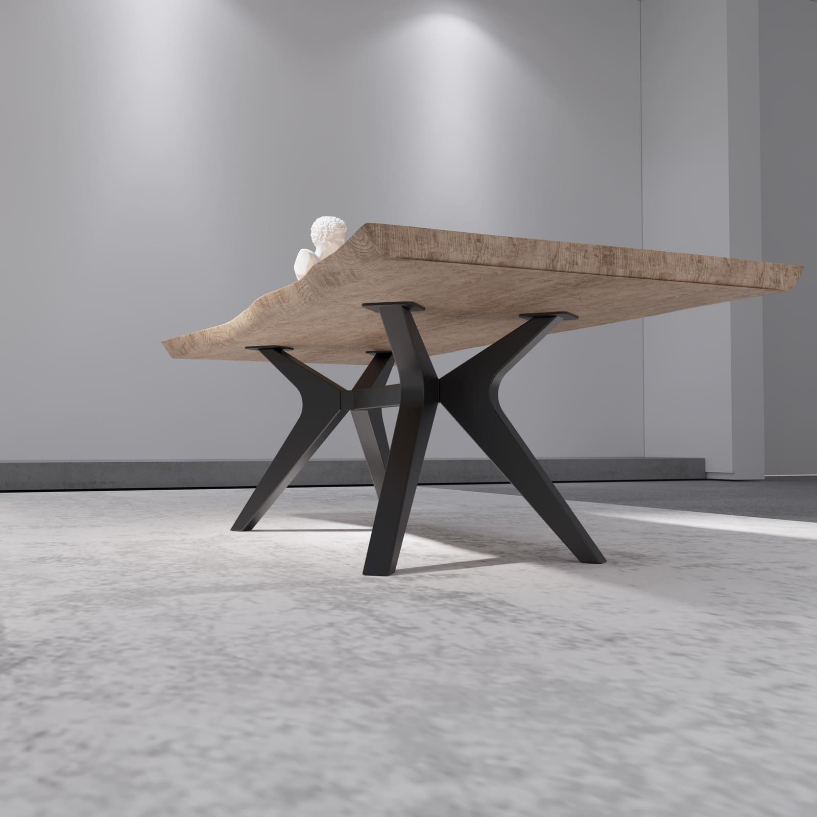 Bazë Tavoline Kafeje Spider, 40 cm · Modeli 2 – punim artizanal çeliku nga AR-TI Atelier – foto 4