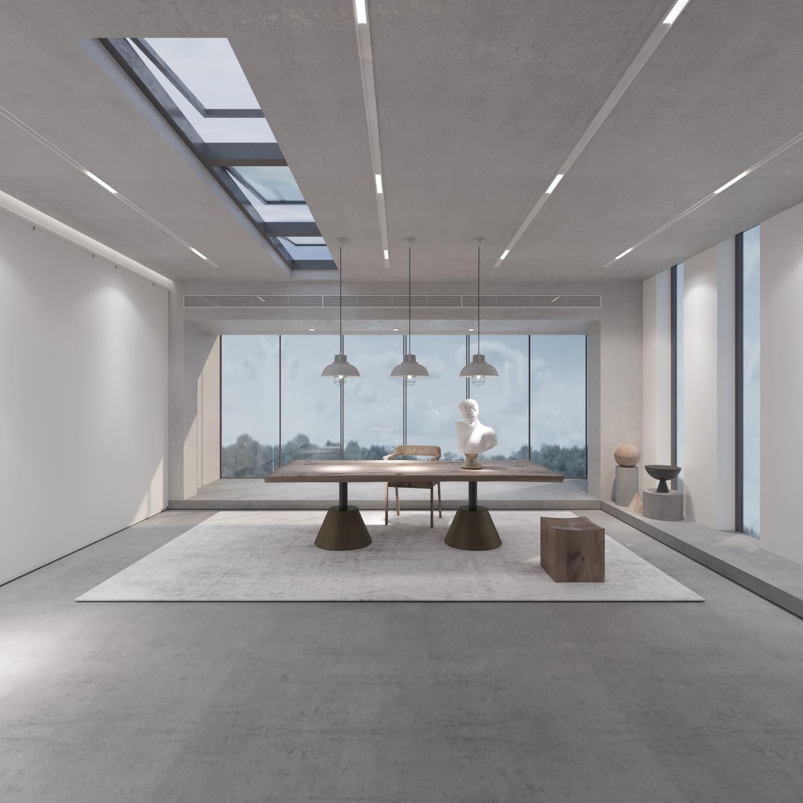 Bazë Tavoline Ngrënieje Moderne – Ar i Furçuar, 71 cm · Modeli 4 – punim artizanal çeliku nga AR-TI Atelier – foto 3