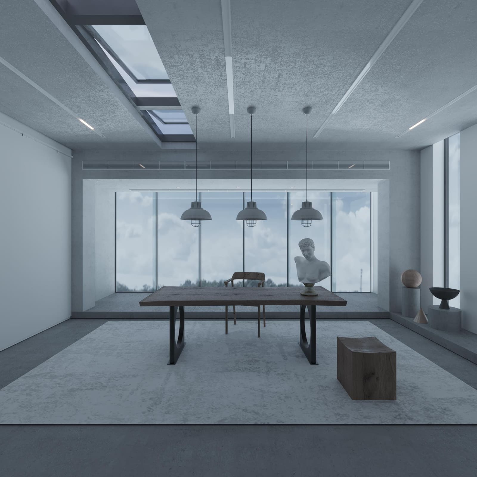Bazë Tavoline Ngrënieje Moderne, 71 cm · Modeli 10 – punim artizanal çeliku nga AR-TI Atelier – foto 2