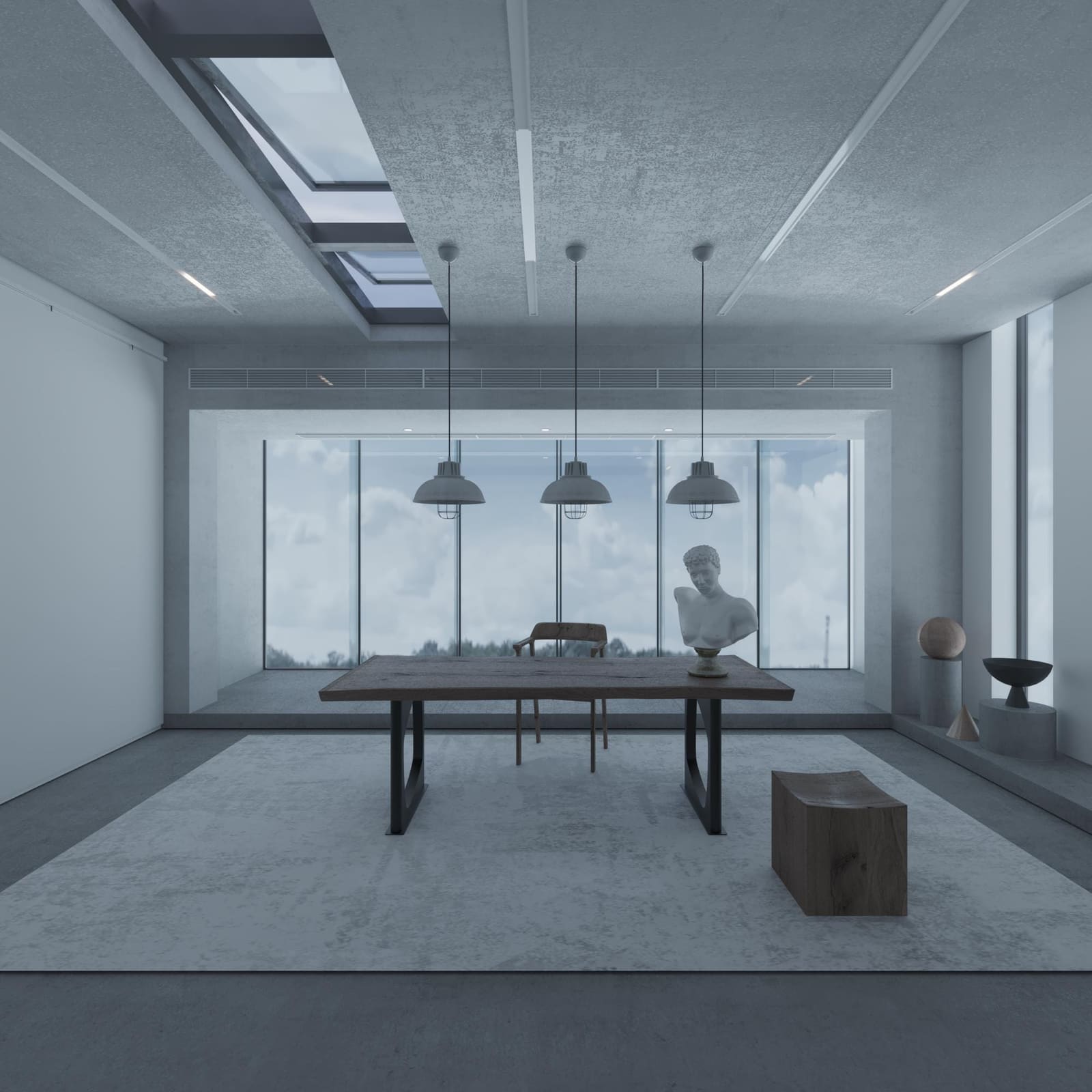 Bazë Tavoline Ngrënieje Moderne, 71 cm · Modeli 2 – punim artizanal çeliku nga AR-TI Atelier – foto 2