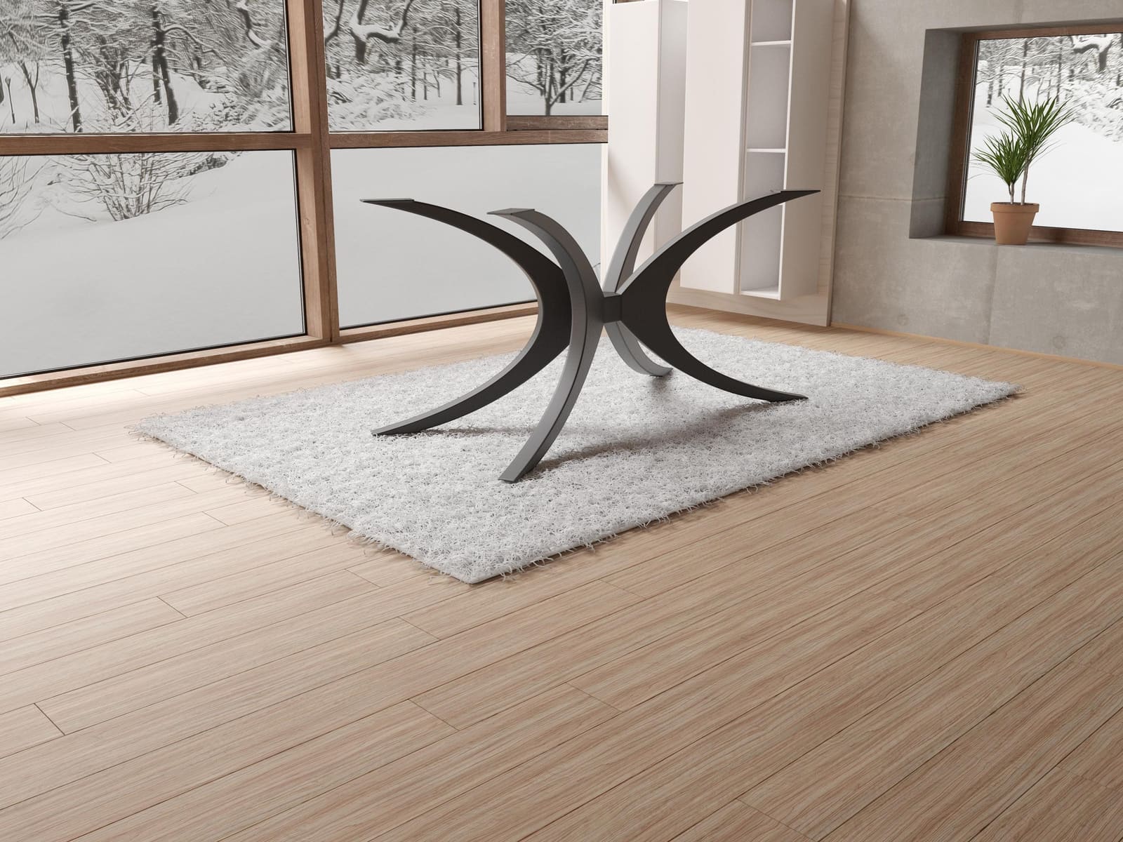 Bazë Tavoline Ngrënieje Spider · Modeli 4 – punim artizanal çeliku nga AR-TI Atelier – foto 11