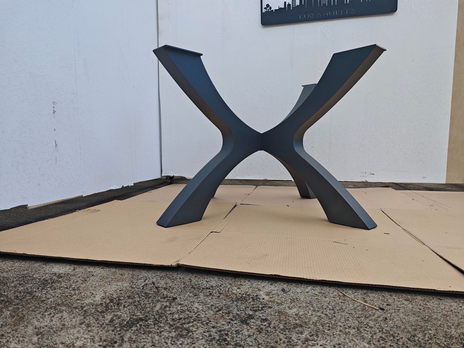 Bazë Tavoline Ngrënieje Spider (Set 2 Copë) – punim artizanal çeliku nga AR-TI Atelier – foto 6