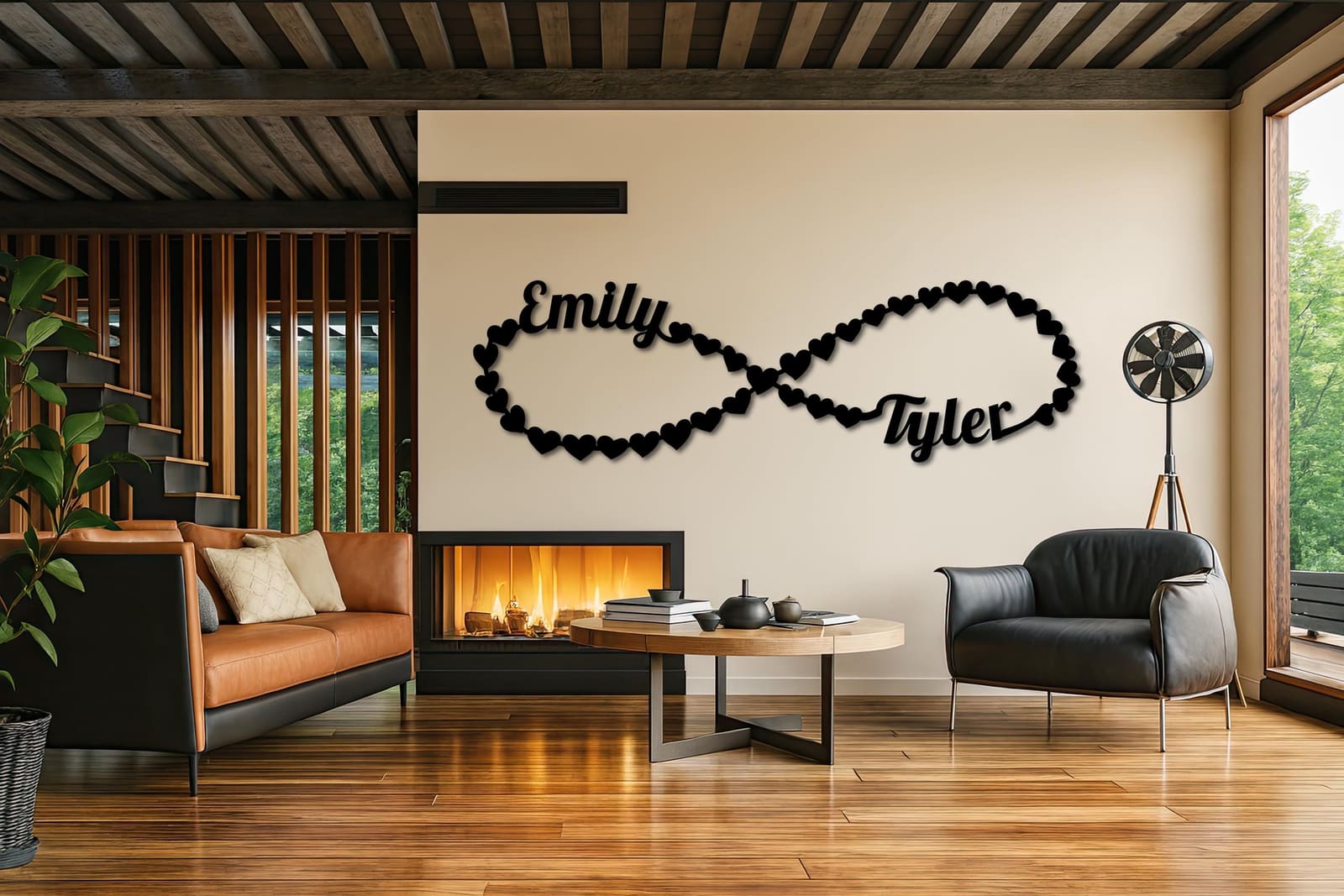 Emri Infinit – Tabelë e Personalizuar – punim artizanal çeliku nga AR-TI Atelier – foto 4