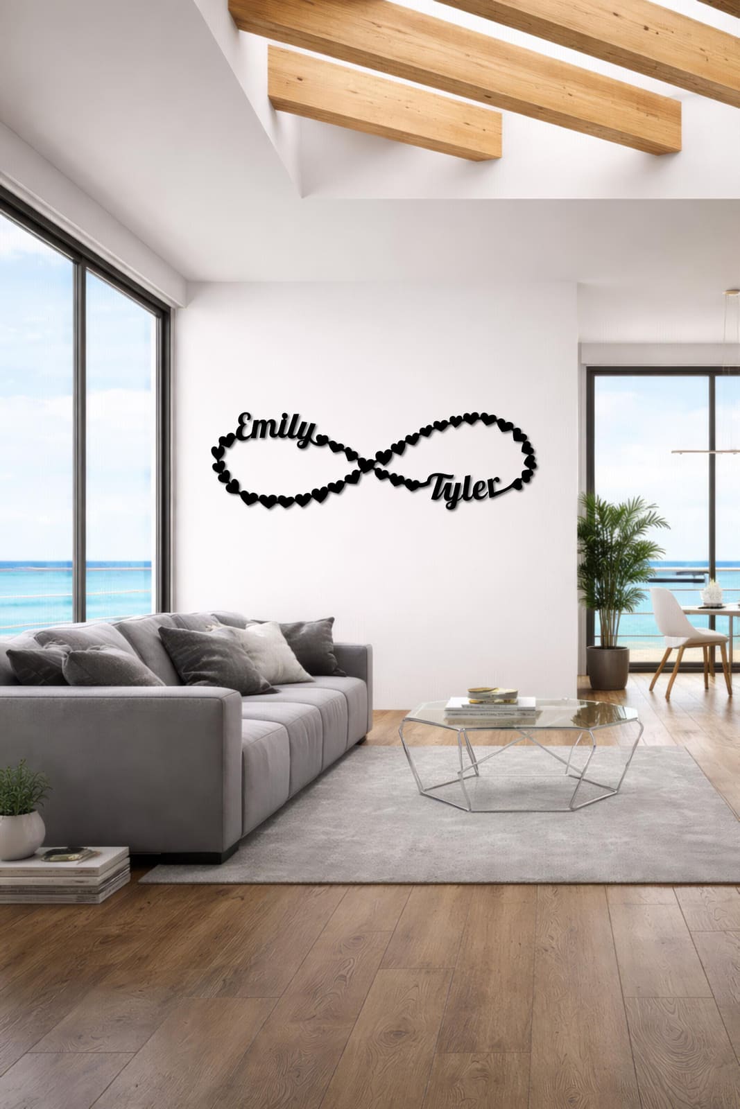 Emri Infinit – Tabelë e Personalizuar – punim artizanal çeliku nga AR-TI Atelier – foto 10