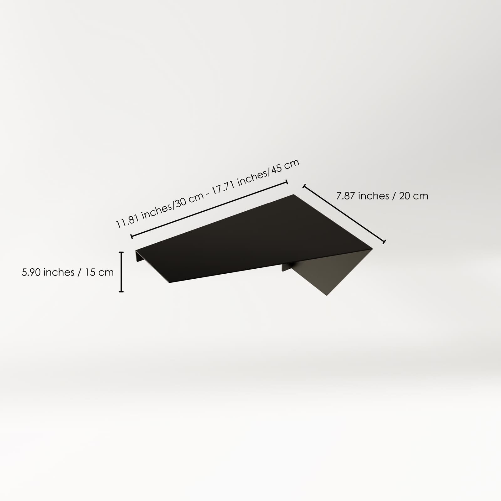 Komodinë Pezull Metalike Diagonale – punim artizanal çeliku nga AR-TI Atelier – foto 10
