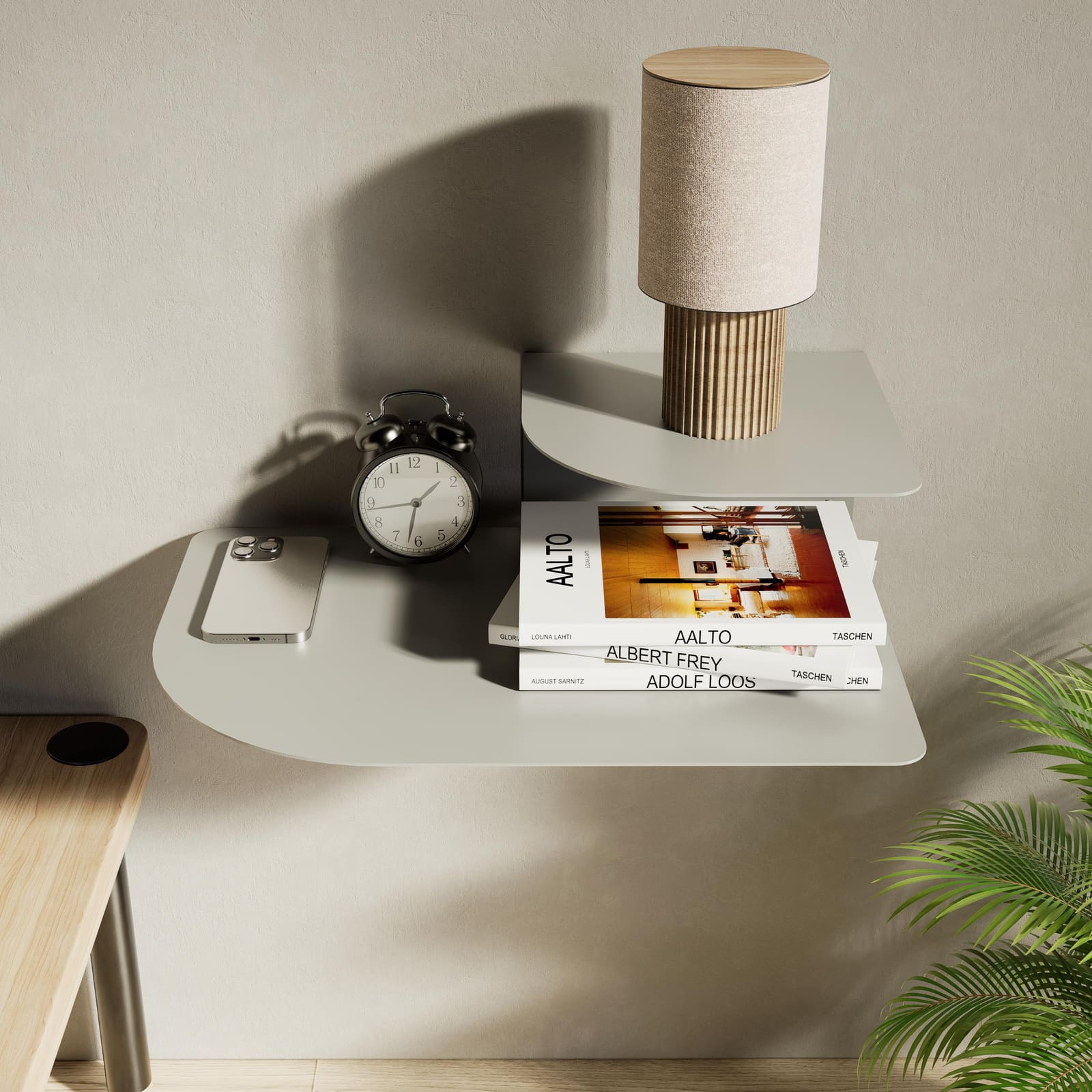 Komodinë Pezull Metalike e Lakuar me Magazinim – punim artizanal çeliku nga AR-TI Atelier – foto 6
