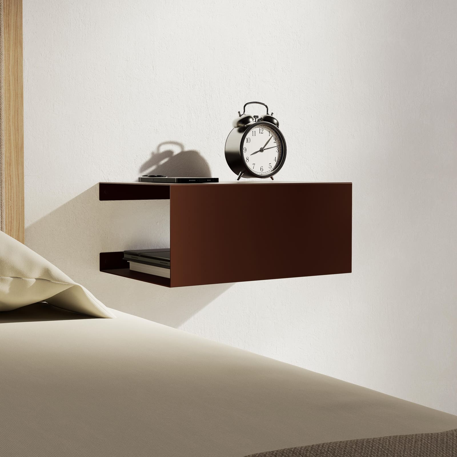 Komodinë Pezull Metalike · Modeli 3 – punim artizanal çeliku nga AR-TI Atelier – foto 7