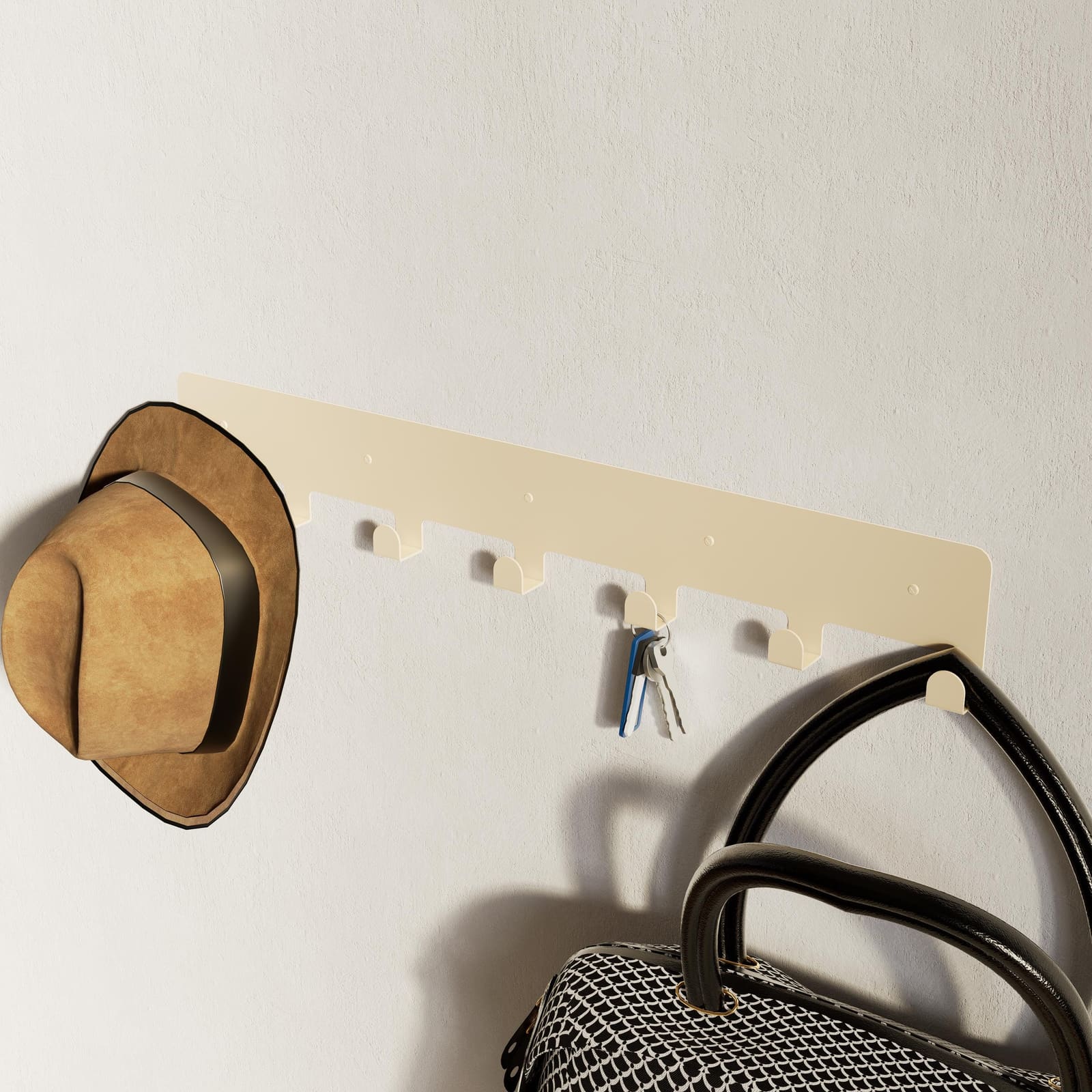 Organizues Hyrjeje me Grepa Minimalist – punim artizanal çeliku nga AR-TI Atelier – foto 2
