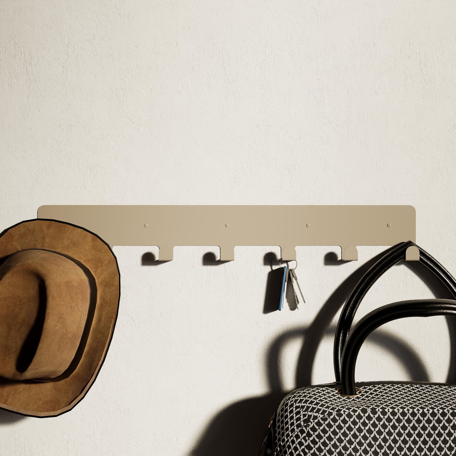 Organizues Hyrjeje me Grepa Minimalist – punim artizanal çeliku nga AR-TI Atelier – foto 3