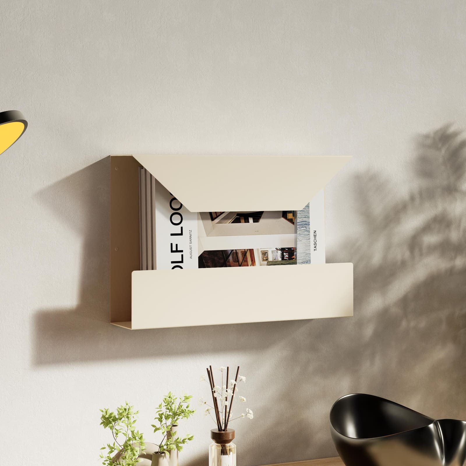 Organizues Postash Mural Diagonal me Ndarje Librash – punim artizanal nga AR-TI Atelier