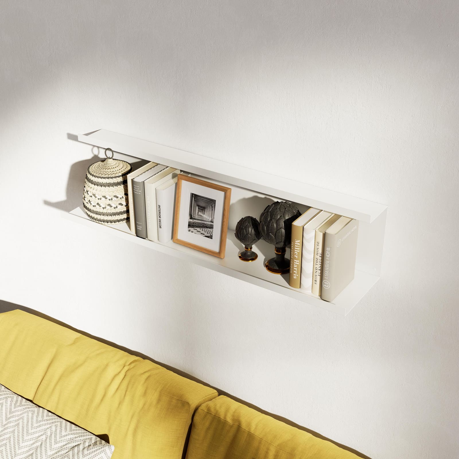 Raft Librash Mural Metalik · Modeli 2 – punim artizanal çeliku nga AR-TI Atelier – foto 3