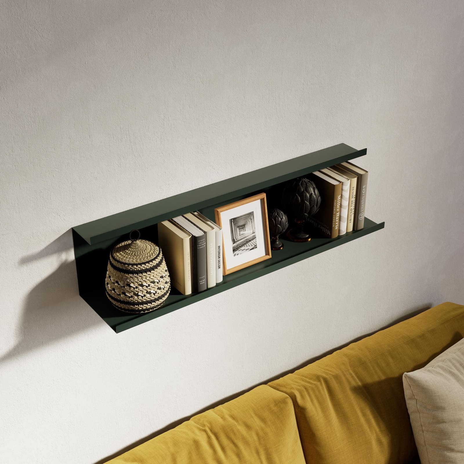 Raft Librash Mural Metalik · Modeli 2 – punim artizanal çeliku nga AR-TI Atelier – foto 4