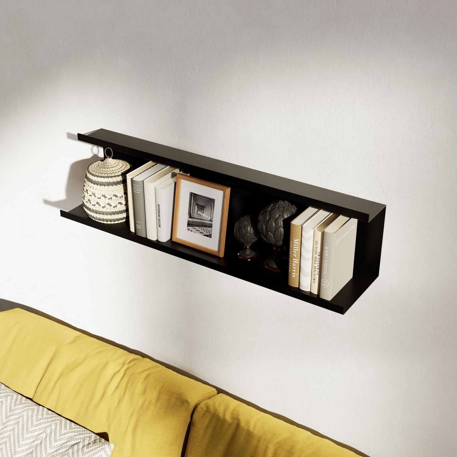 Raft Librash Mural Metalik · Modeli 2 – punim artizanal çeliku nga AR-TI Atelier – foto 6