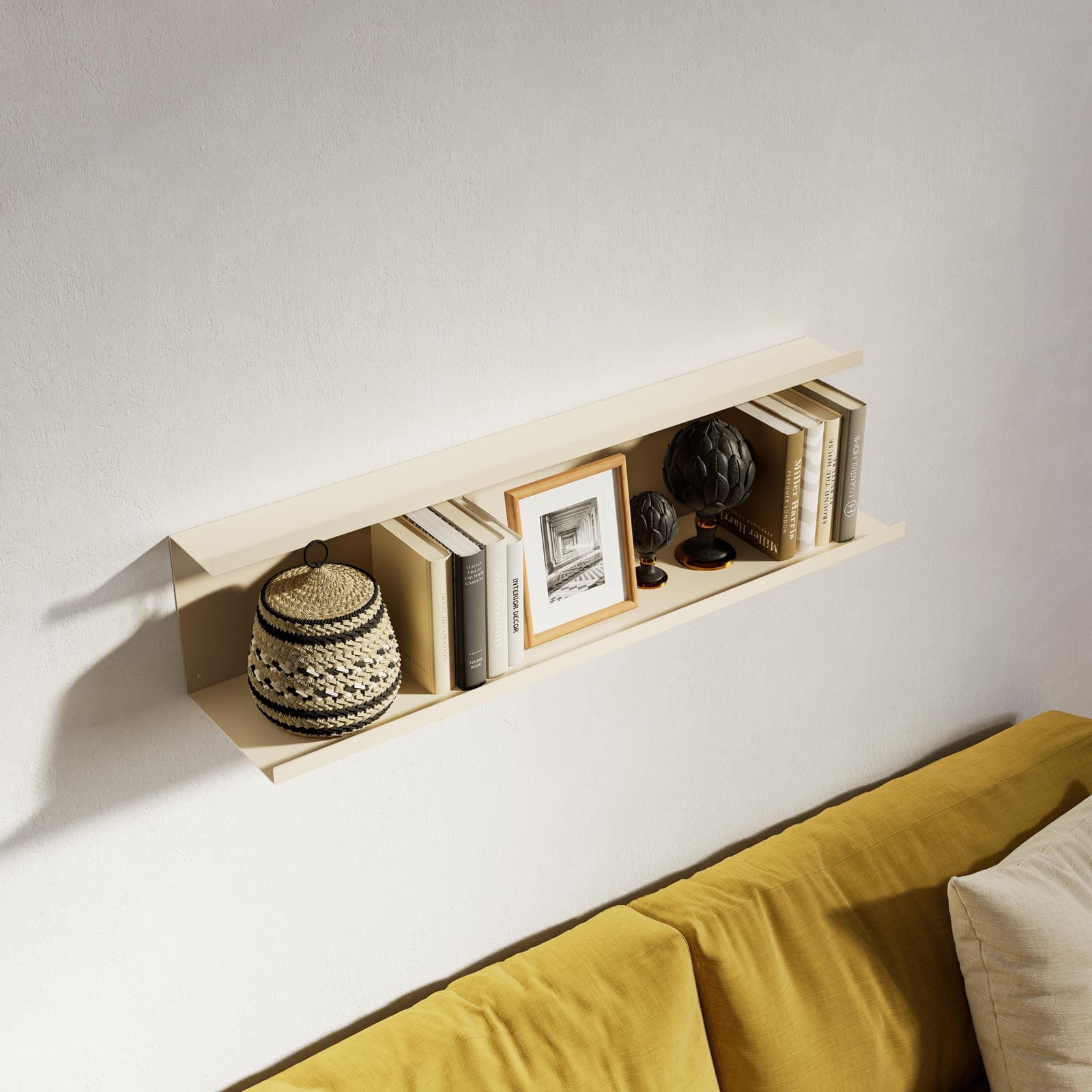 Raft Librash Mural Metalik · Modeli 2 – punim artizanal çeliku nga AR-TI Atelier – foto 7