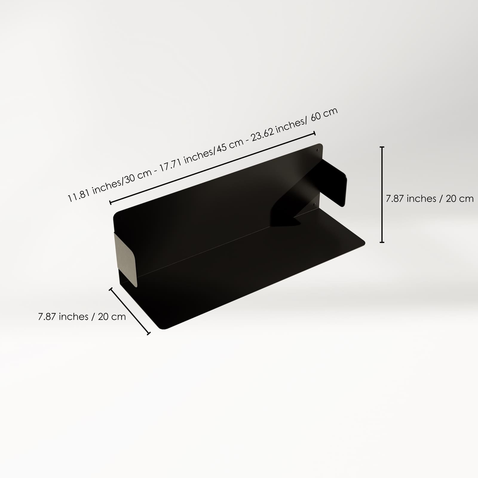 Raft Librash Mural Metalik Minimalist – punim artizanal çeliku nga AR-TI Atelier – foto 10