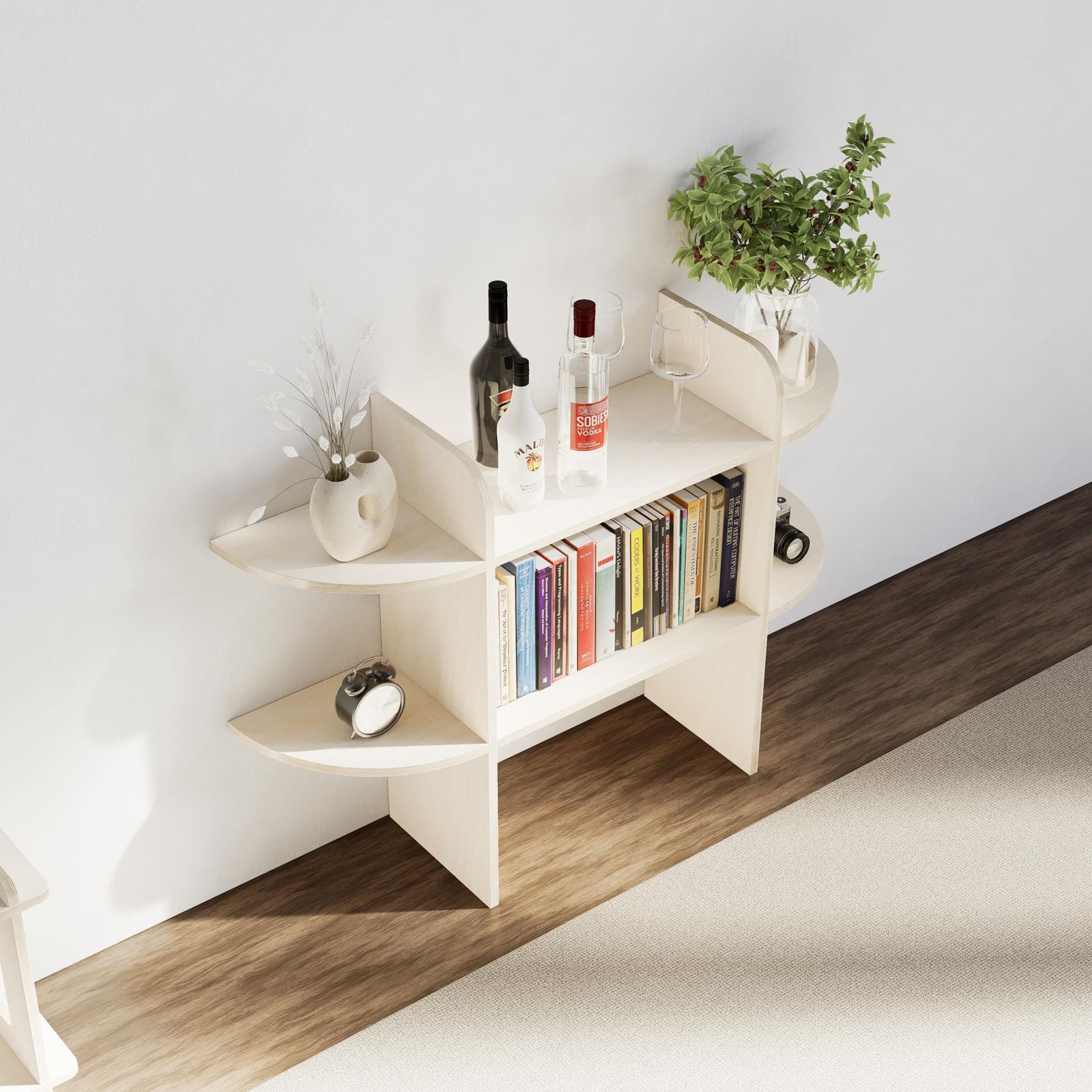 Raft Librash Plywood · Modeli 2 – punim artizanal çeliku nga AR-TI Atelier – foto 3